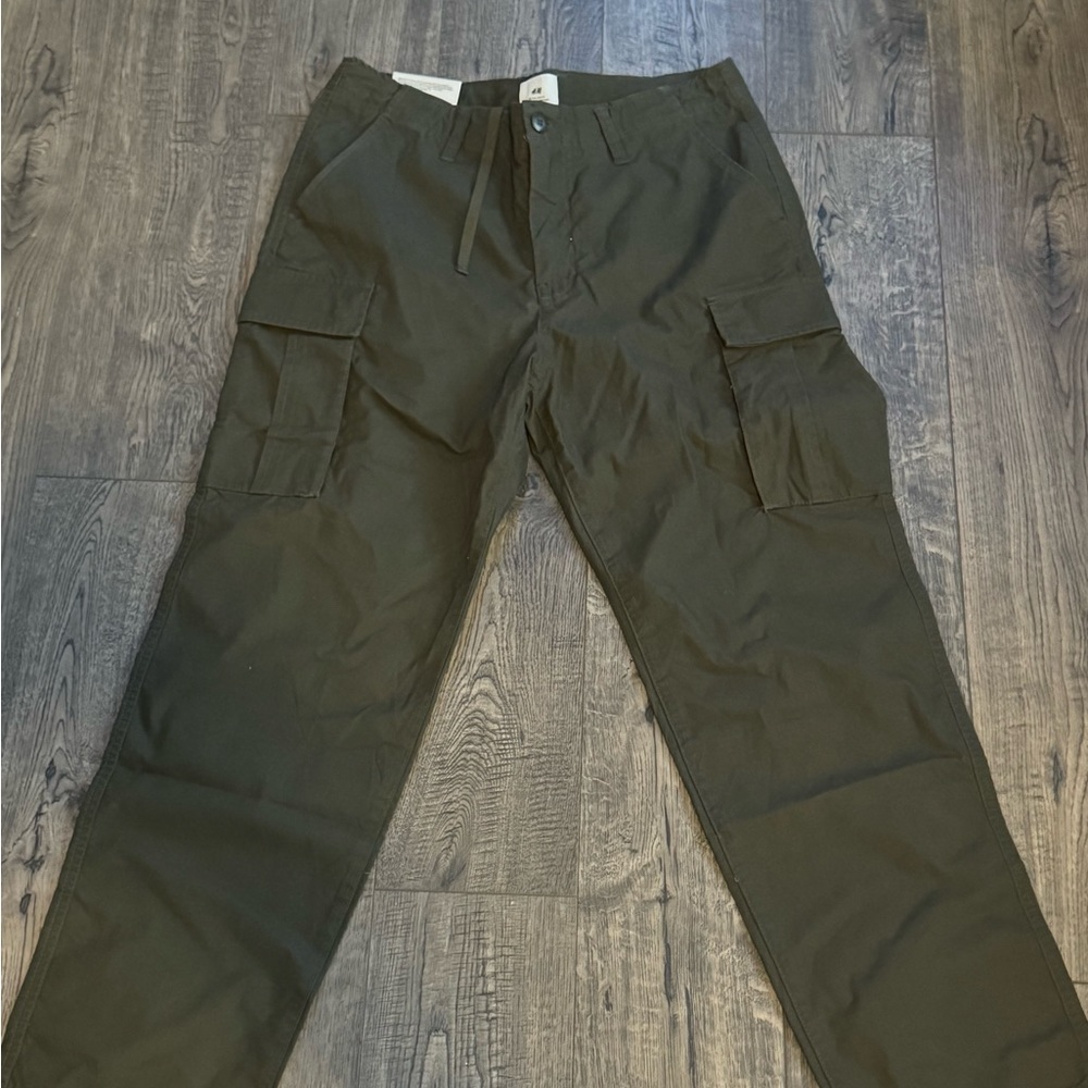 Green H&M cargo pants